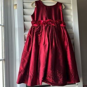 Silk holiday dress